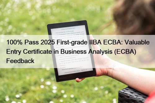 100% Pass 2025 First-grade IIBA ECBA: Valuable Entry Certificate in Business Analysis (ECBA) Feedback